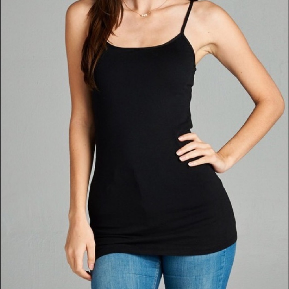 Black Cami Bra Tunic